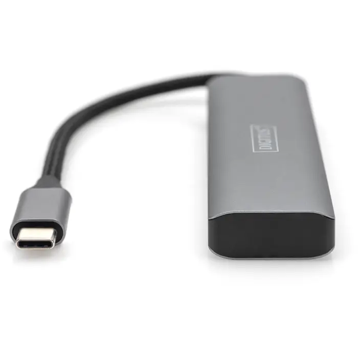 Digitus USB-C 4-Port 2x USB A + 2x USB-C (silver)
