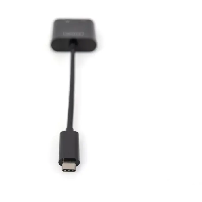 Digitus USB Type-C Gigabit Ethernet Adapter (black, with Power Delivery support)