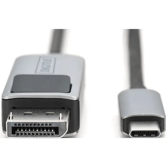 Digitus USB4 Gen 2x2 adapter cable USB-C > DisplayPort (black/gray, 2 meters)
