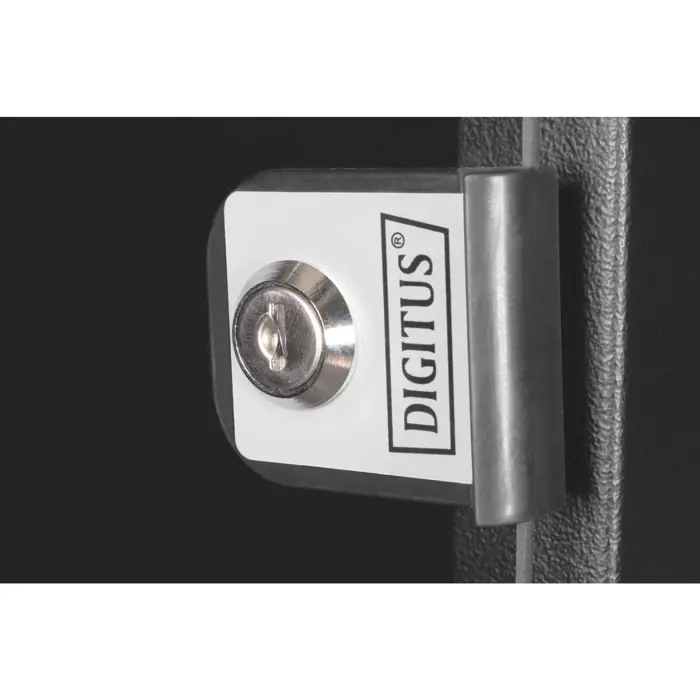 Digitus wall housing SOHO PRO, IT cabinet (black, 12 height units)