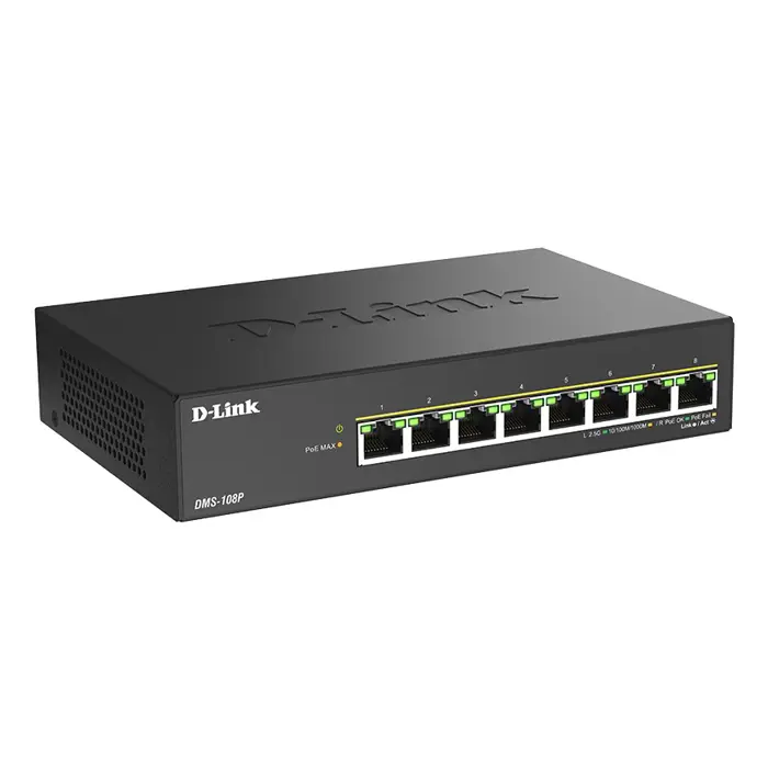 DLINK DMS-108P/E 8-Port Multi-Gigabit Unmanaged Po