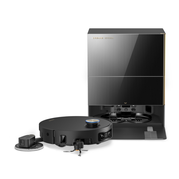 Dreame X60 Pro Ultra Complete robotski sesalnik s samopraznilno postajo, črn