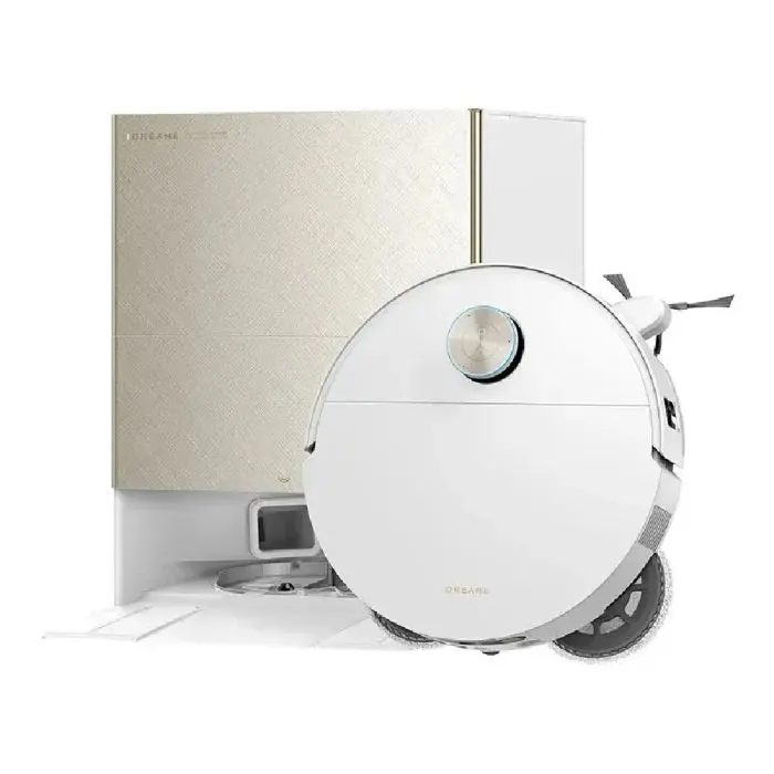 Dreame X60 Ultra Complete robotic vacuum cleaner with self-discharging station, white