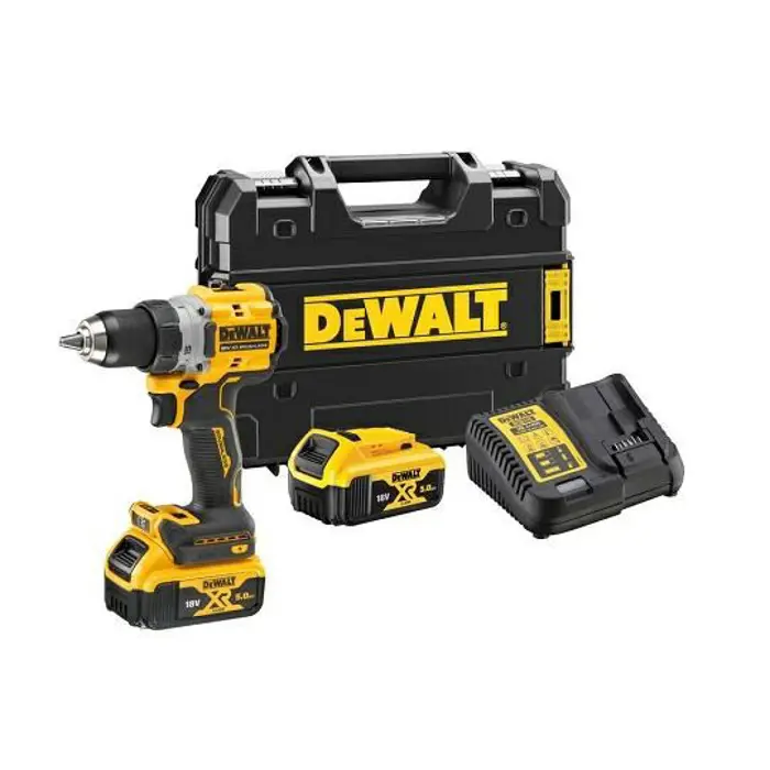 DRILL/DRIVER DEWALT DCD800P2T-QW 18V 2X5,0AH BL TSTAK