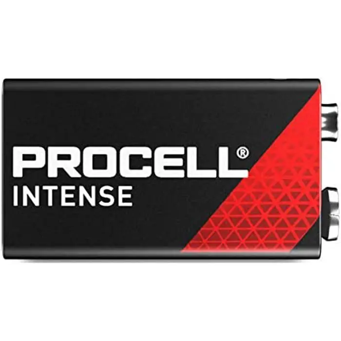 Duracell Procell Alkaline Intense Power 9V, battery (10 pieces, E block (9 volt block))