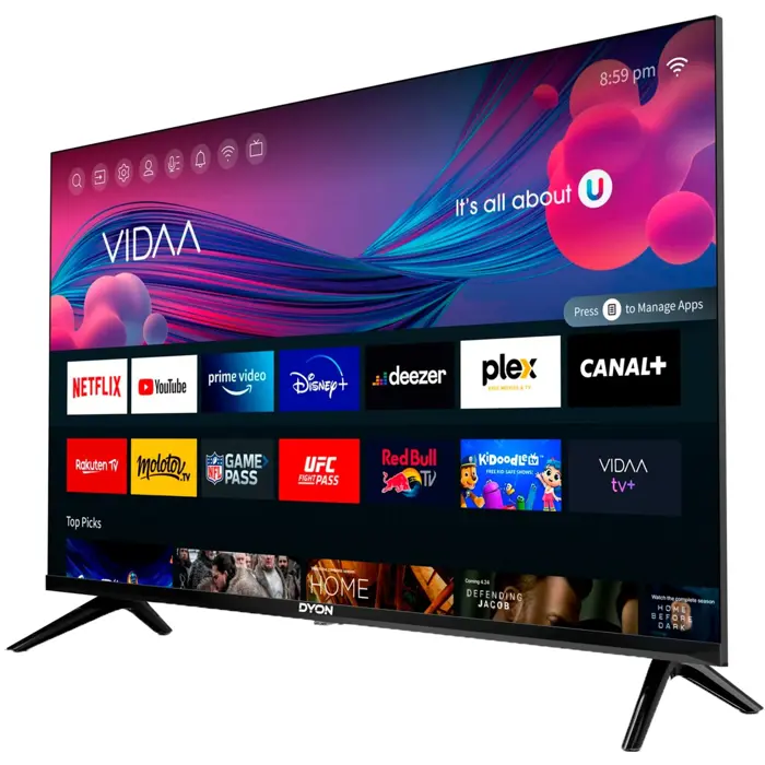 DYON SMART 40 VX-2, LED TV - 40 - black, FullHD, WLAN, Smart TV