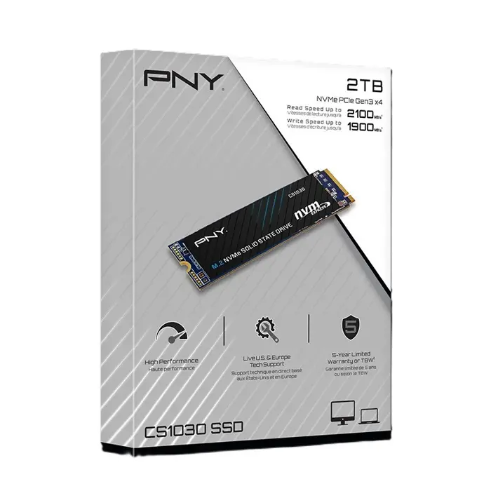 Dysk SSD PNY CS1030 2TB M.2 2280 PCI-E x4 Gen3 NVMe