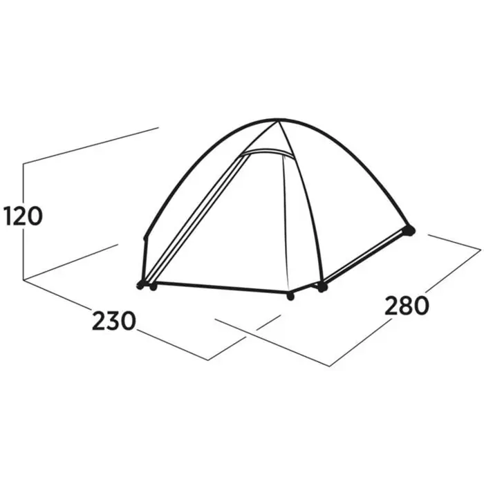 Easy Camp Rondane 3 dome tent (dark green, model 2025)