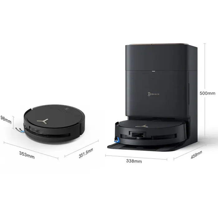 Ecovacs Deebot X9 Pro Omni, robot vacuum cleaner black, including OMNI station