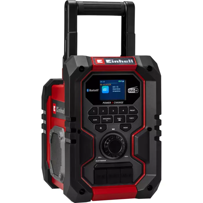 EINHELL battery-powered radio TE-CR 18 Li DAB+/FM/BT - Solo