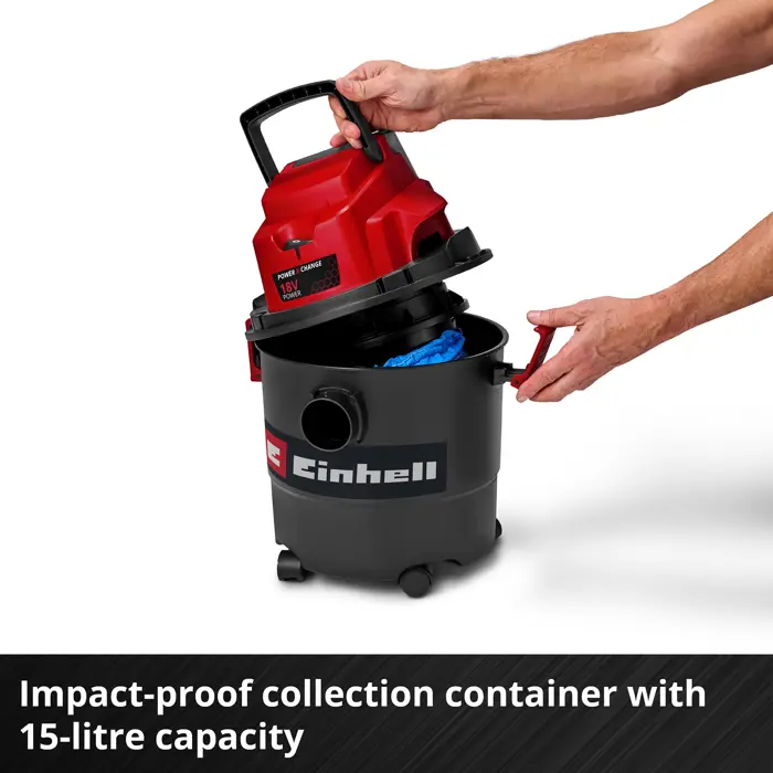 Einhell battery wet and dry vacuum cleaner TC-VC 18/15 - Li-Solo