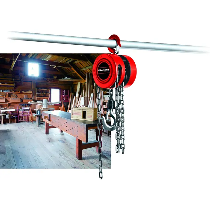 Einhell Chain hoist TC-CH 1000, cable winch (red)