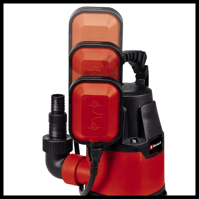 Einhell clear water pump GC-SP 2275, submersible / pressure pump (red / black, 220 watts)