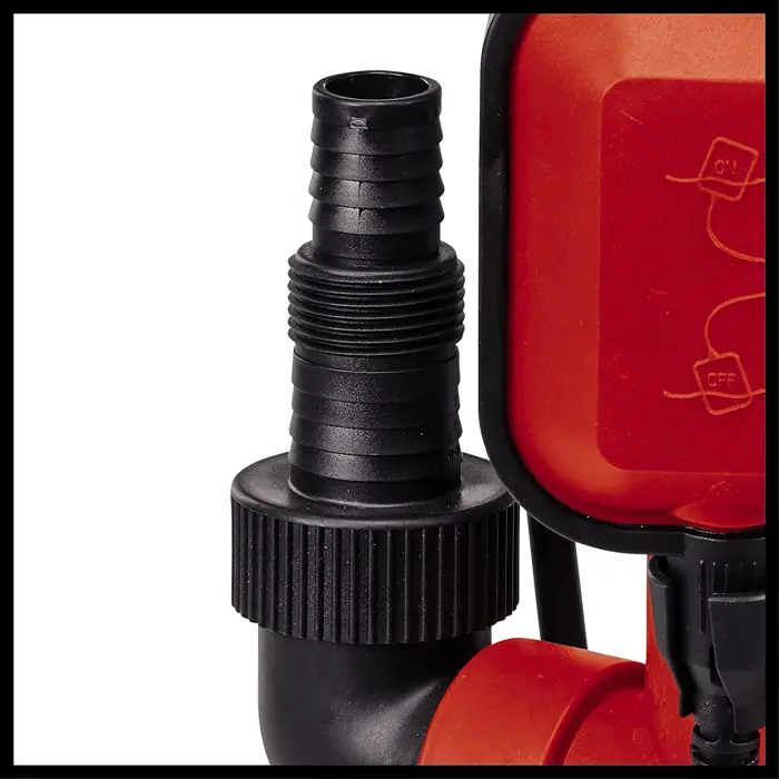Einhell clear water pump GC-SP 2275, submersible / pressure pump (red / black, 220 watts)