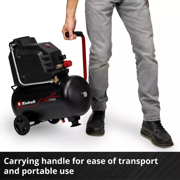 Einhell compressor TC-AC 190/24/8 I OF (black, 1,100 watts)