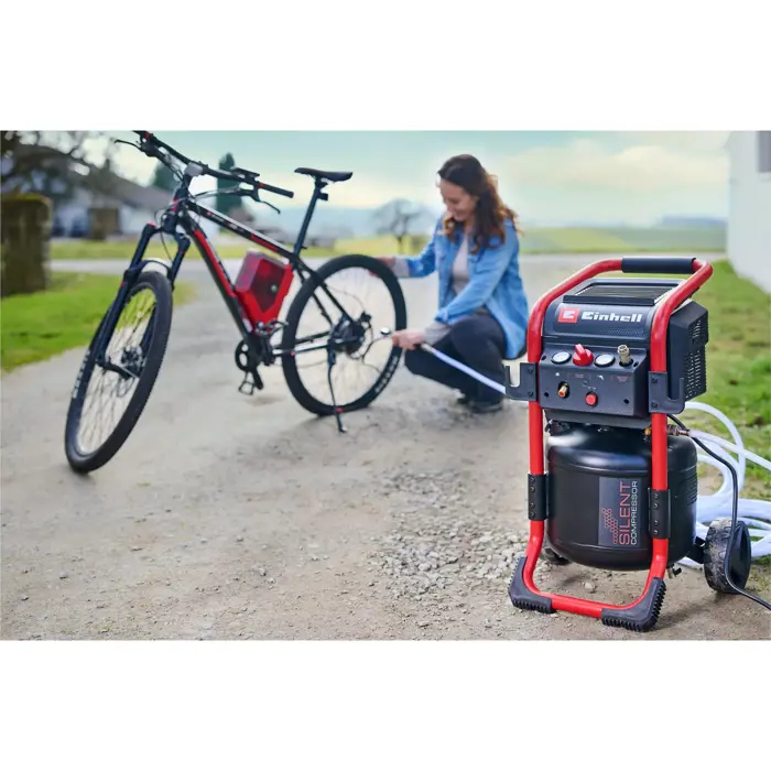 Einhell compressor TE-AC 240/24 Silent (black/red, 1,500 watts)