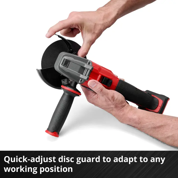Einhell cordless angle grinder AXXIO 18/125 Q (red/black, without battery and charger)