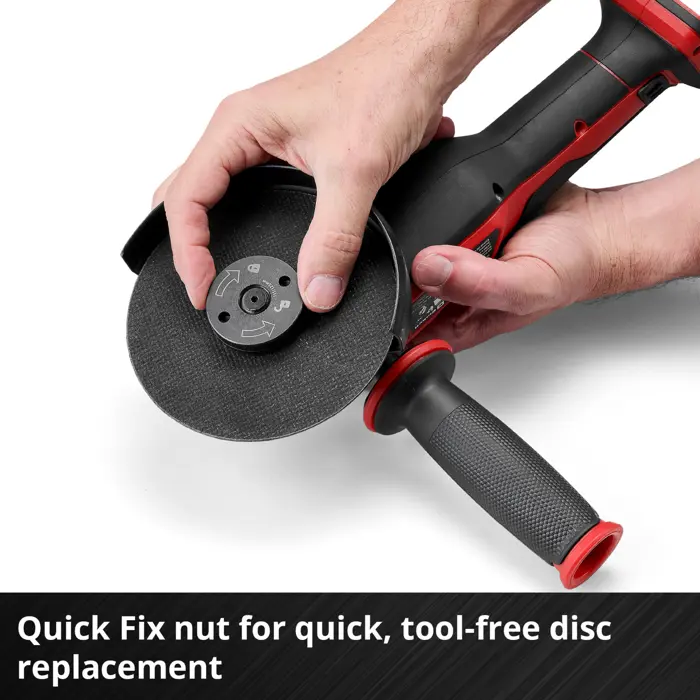 Einhell cordless angle grinder AXXIO 18/125 Q (red/black, without battery and charger)