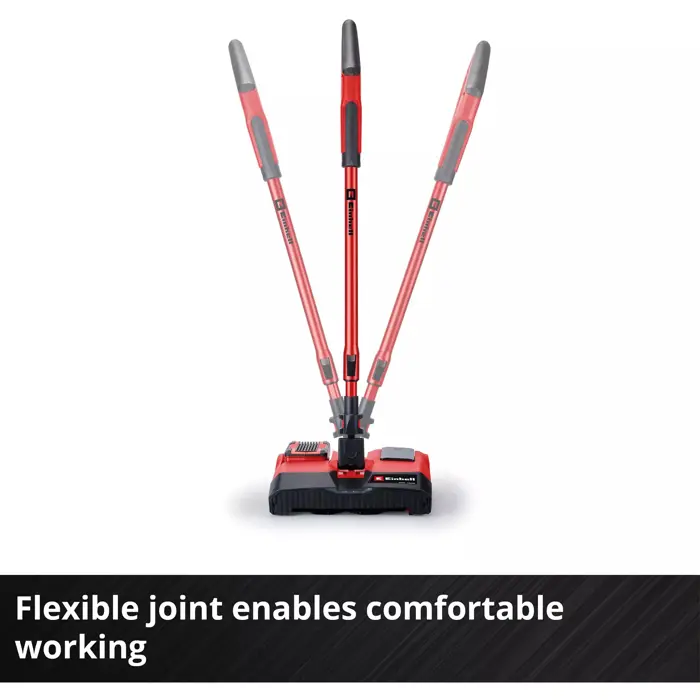 EINHELL Cordless Broom TE-FS 18 Li-Solo, Upright Vacuum Cleaner red/black, without battery and charger