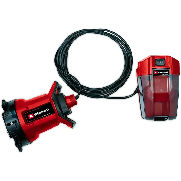 Einhell cordless dirty water pump GE-DP 18/25 LL Li-Solo, 18Volt, submersible / pressure pump (red/black, without battery and charger)
