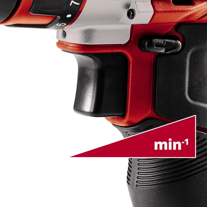 Einhell cordless drill TE-CD 12/1 Li (red / black, Li-ion battery 2Ah)
