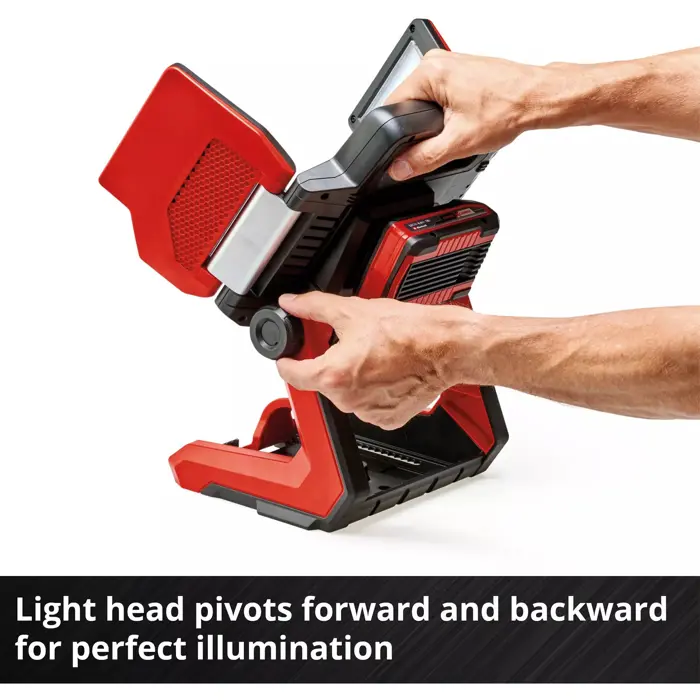 EINHELL Cordless Lamp TP-CL 18/3000 Li - Solo, Construction Spotlight red, without battery and charger