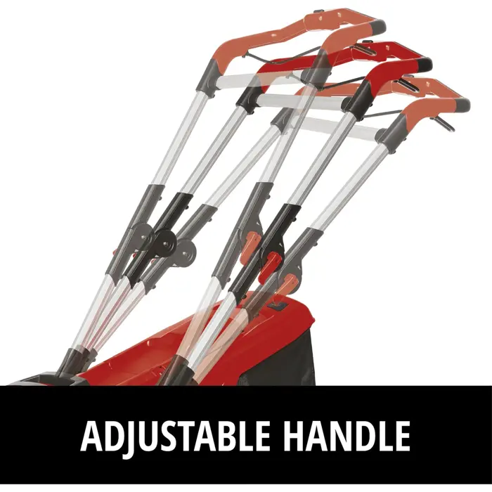 Einhell Cordless Lawn Mower Set GE-CM 36/37 Li, 36 Volt (2x18 V) (red/black, 2x Li-Ion Plus batteries 4.0 Ah)