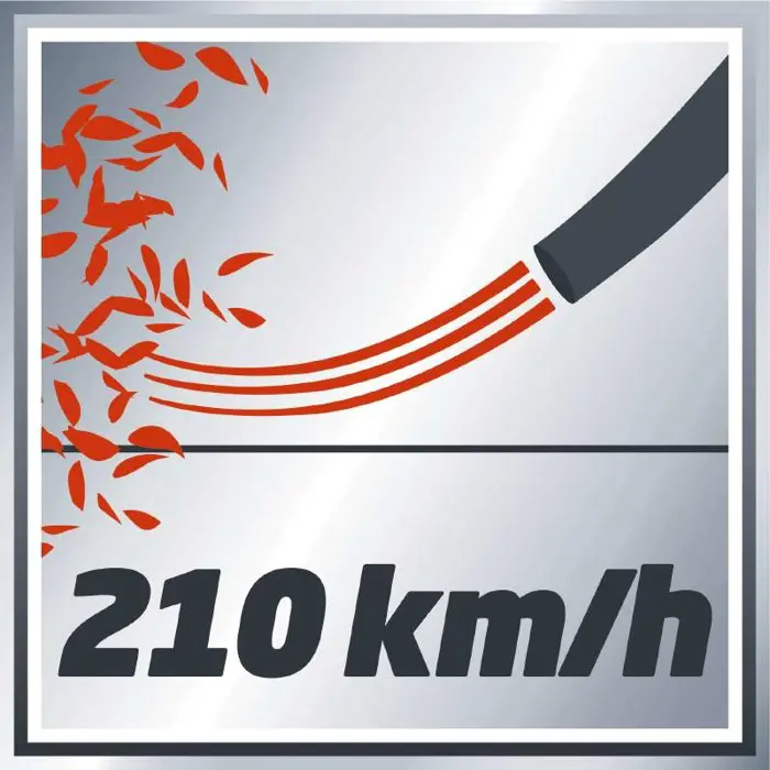 Einhell Cordless Leaf Blower GE-CL 18 Li E Solo 210 km/h Black, Red