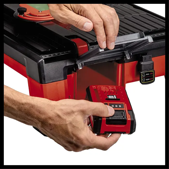 Einhell Cordless tile cutting machine TE-TC 18/115 Li - Solo, 18V, tile cutter (red/black, without battery and charger)