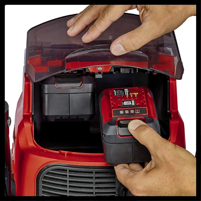 Einhell Cordless Wet/Dry Vacuum Cleaner TE-VC 36/25 Li S-Solo (2x 18Volt) (red/stainless steel, without battery and charger)