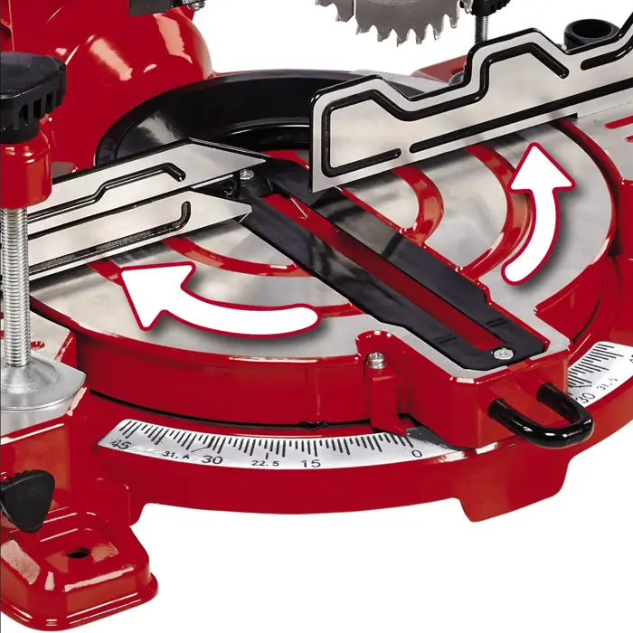 Einhell Crosscut and miter saw TC-MS 216 (red/black, 1,400 watts)