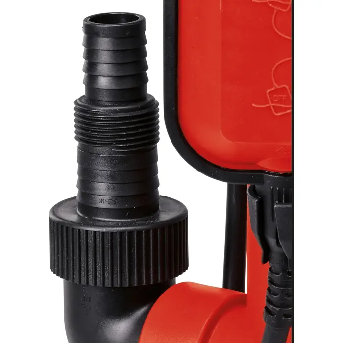 Einhell dirty water pump GC-DP 3325, submersible / pressure pump (red / black, 330 watts)