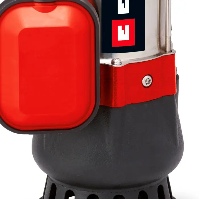 Einhell dirty water pump GC-DP 5010 G, submersible / pressure pump (red/stainless steel, 500 watts)