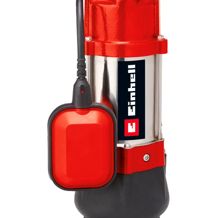 Einhell dirty water pump GC-DP 5010 G, submersible / pressure pump (red/stainless steel, 500 watts)