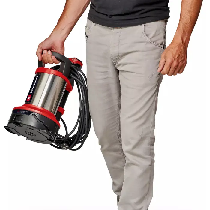 Einhell dirty water pump GE-DP 7535 N LL ECO, submersible / pressure pump (red/black, 750 watts)