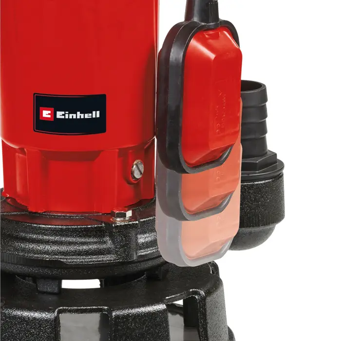 Einhell dirty water pump GE-DP 900 Cut, submersible / pressure pump (red / black, 900 watts)
