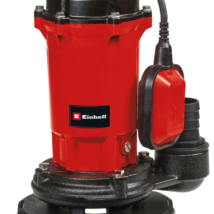 Einhell dirty water pump GE-DP 900 Cut, submersible / pressure pump (red / black, 900 watts)