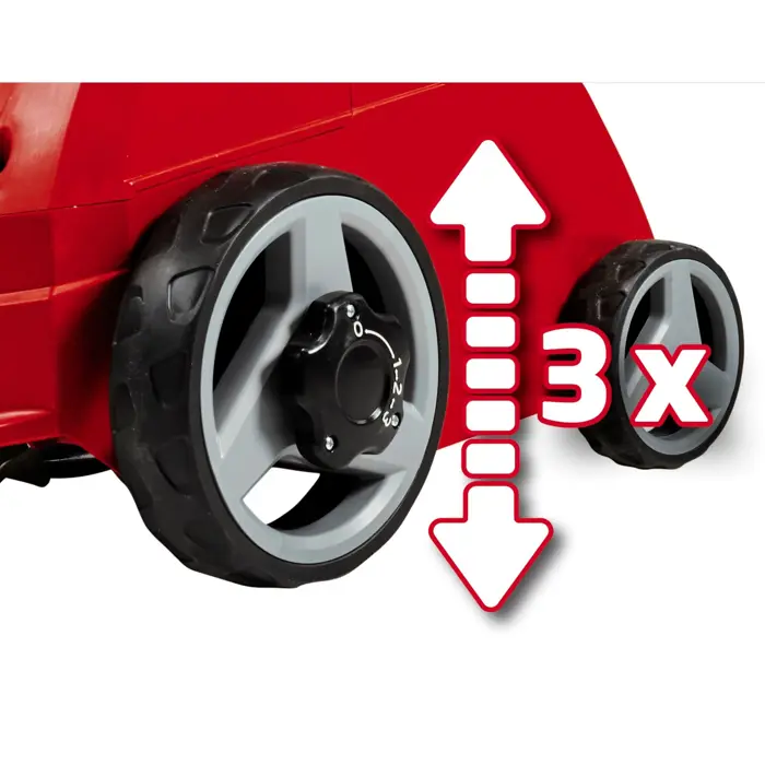 Einhell Electric Scarifier GC-ES 1231/1 (red / black, 1,200 watts)