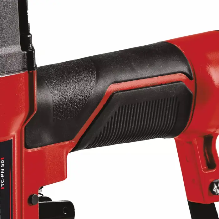 EINHELL Pneumatic Tacker TC-PN 50 red/black, 2-in-1 combination tool: Pneumatic stapler and pneumatic nailer