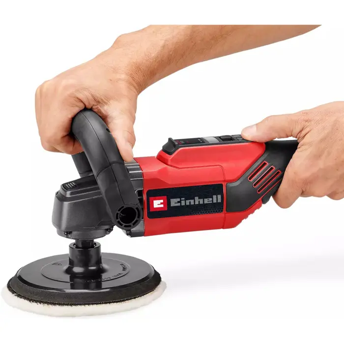 EINHELL polishing and sanding machine CC-PO 1100/150 CE red/black, 1,100 watts, sanding disc O 150 mm
