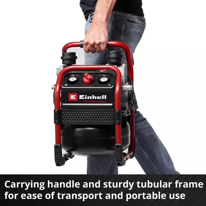 Einhell Power X-Change Akku-Kompressor SILENZZO 18/160, 18Volt (rot/black, ohne Akku und Ladegerät)