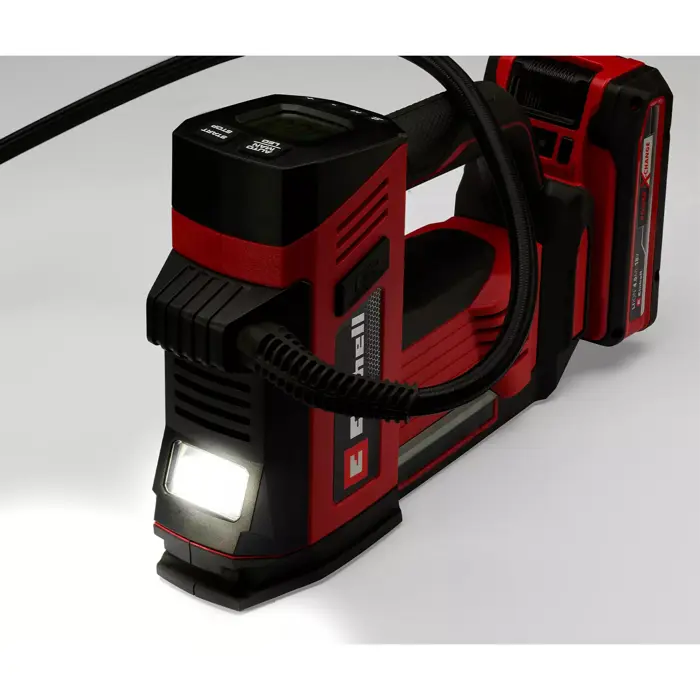 Einhell Power X-Change battery-powered car compressor CE-CC 18/23 D Li-Solo, 18Volt (red/black, without battery and charger)
