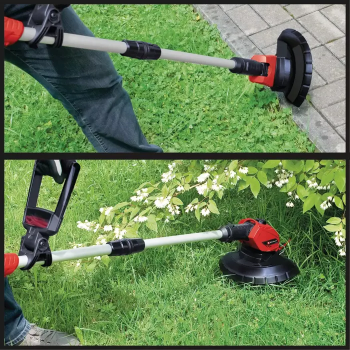 EINHELL Power X-Change cordless grass trimmer GE-CT 18 Li, 18 Volt red/black, Li-ion battery 2.5 Ah
