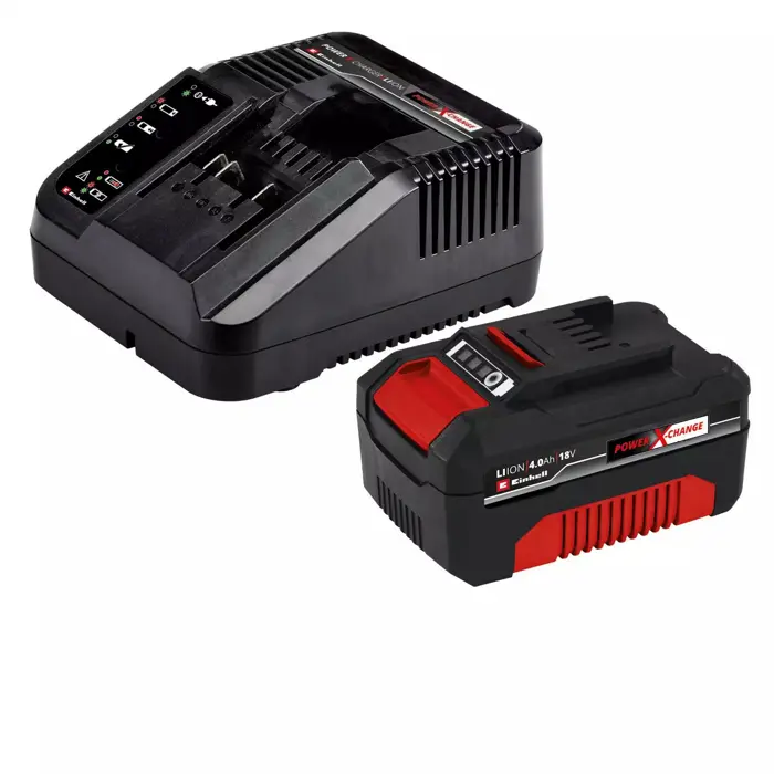 EINHELL Power X-Change cordless leaf blower GE-UB 18/250 Li E, 18 Volt red/black, Li-ion battery 4.0 Ah