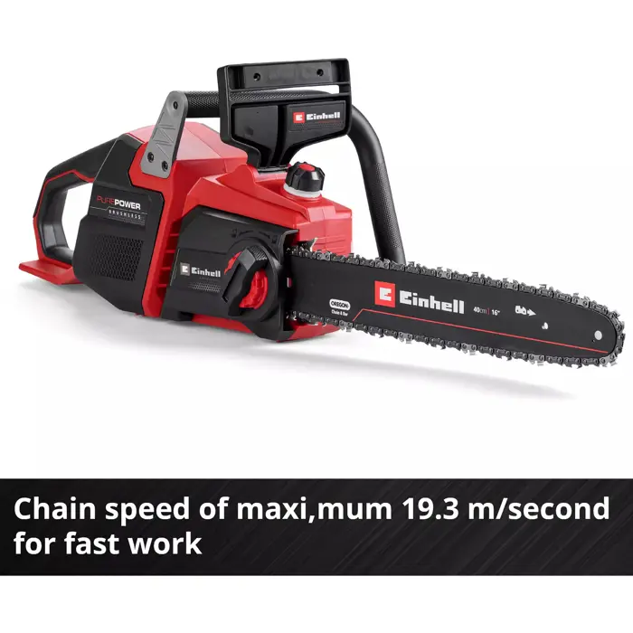 EINHELL Professional Cordless Chainsaw GP-LC 36/40 Li BL-Solo, 36Volt (2x18V) red/black, without battery and charger