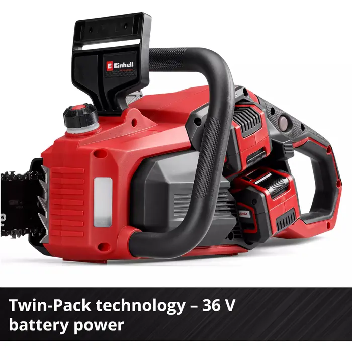 EINHELL Professional Cordless Chainsaw GP-LC 36/40 Li BL-Solo, 36Volt (2x18V) red/black, without battery and charger