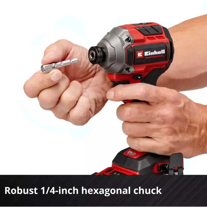 Einhell Professional cordless impact wrench TP-CI 18/250-C Li BL - Solo, 18Volt (red/black, without battery and charger)