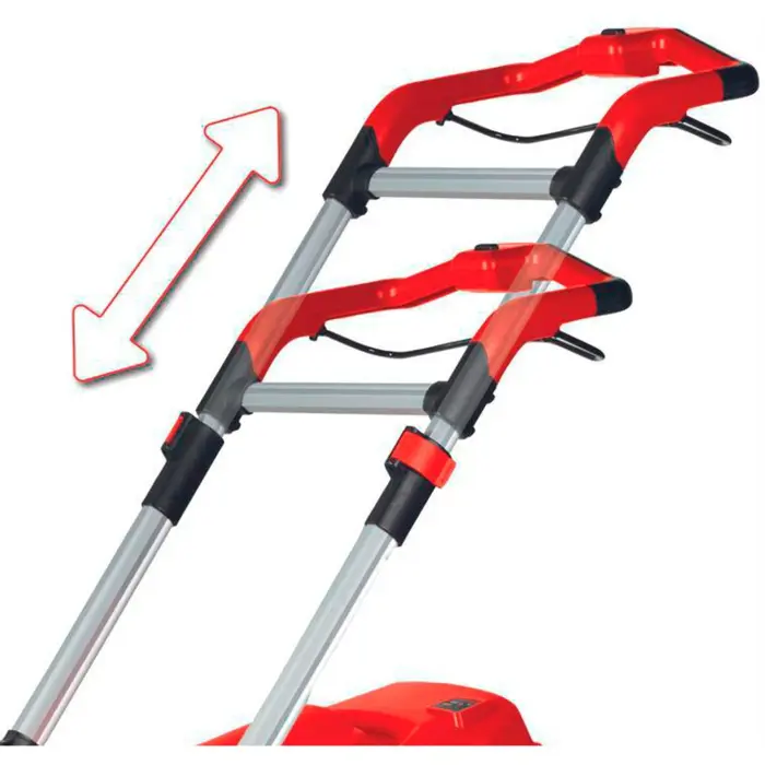 Einhell Professional cordless lawnmower RASARRO 36/42, 36Volt (2x18V) (red/black, 2x Li-ion battery 5.2Ah)