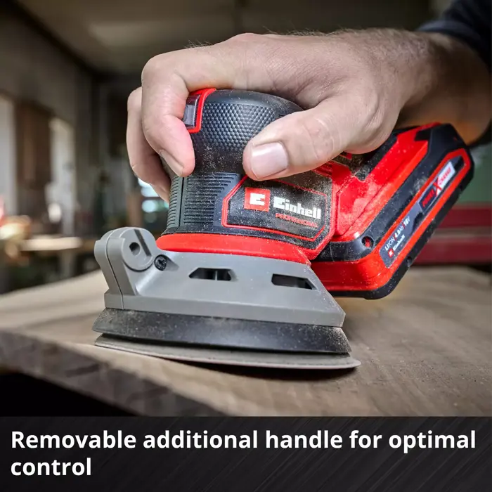 EINHELL Professional cordless random orbit sander TP-RS 18/32 Li BL-Solo, 18V red/black, without battery and charger