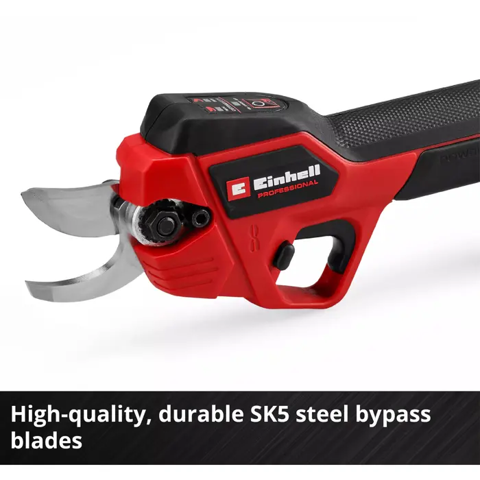 EINHELL Professional Cordless Telescopic Pruning Shears GP-LS 18/28 Li T BL-Solo, 18 Volt red/black, without battery and charger, 2-in-1 pruner or telescopic pruner